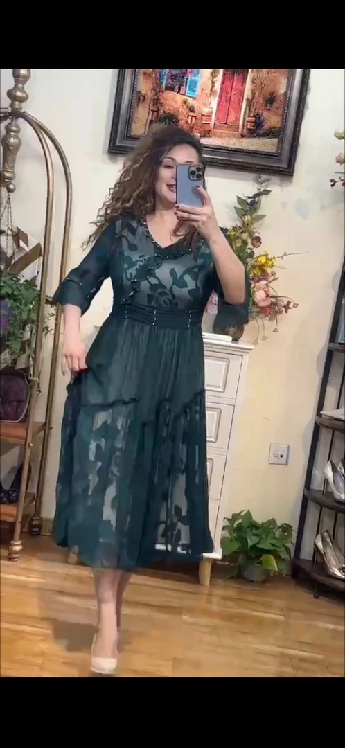 女装连衣裙大码蕾丝