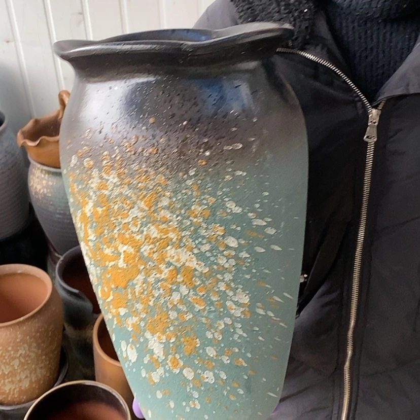 【闪购商品】紫砂花盆口20高36，瑕疵