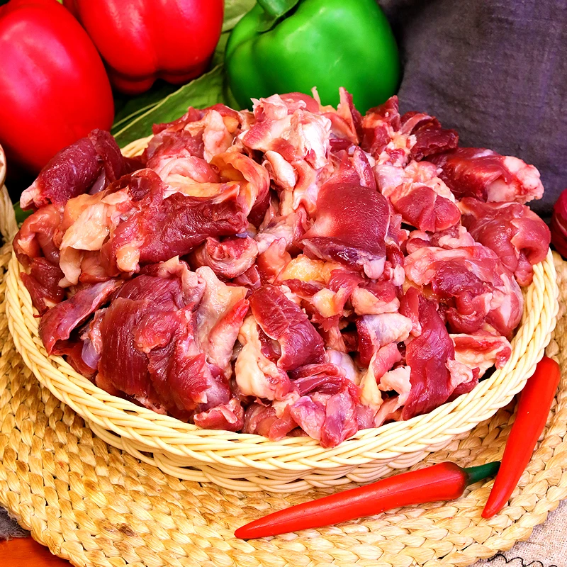 筋头巴脑-内蒙古草原散养牛肉-牛碎肉牛筋牛肉
