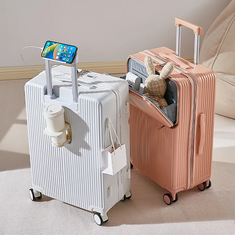 旅行行李箱女拉杆箱登机箱20寸万向静音轮24寸结实耐用密码皮箱子