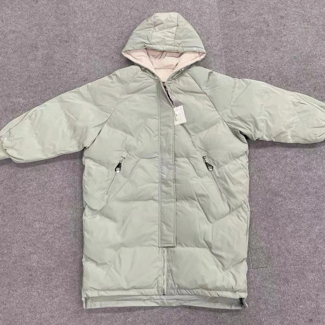 冬季棉衣女中长款棉服女韩版加厚外套19209连帽时尚保暖秋冬带帽