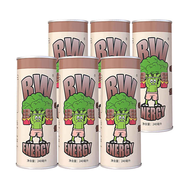 西兰花战士可可风味升级蛋白质饮品好喝低脂240ml*6罐【临期促销】