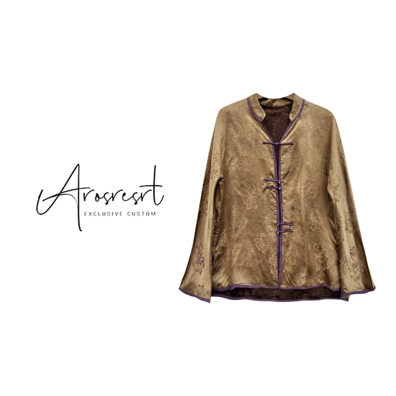 【金紫鸾】早秋日常新中式上衣复古时尚中国风上衣外套