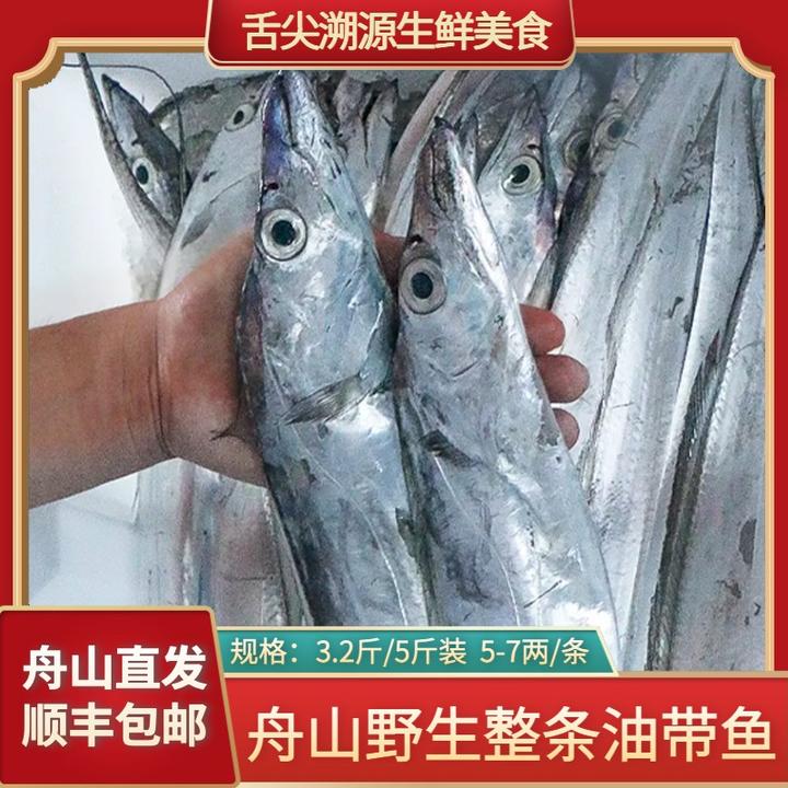 【舟山直发】雷达网带鱼 小眼油带鱼 新鲜超低温船冻锁鲜 顺丰冷链