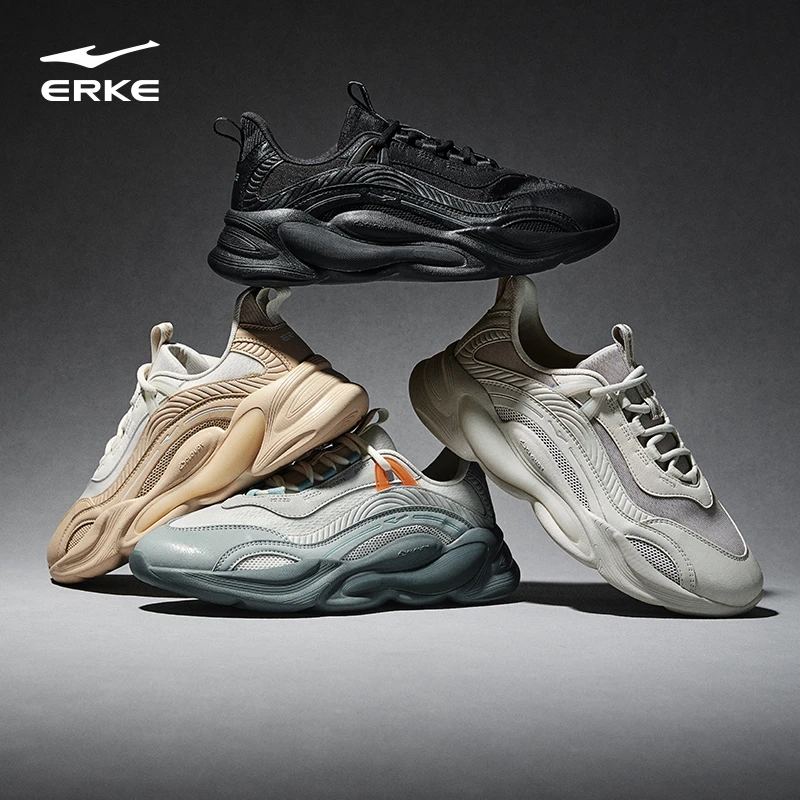 鸿星尔克未央时尚百搭厚底潮鞋休闲款鞋潮流运动鞋51124102307