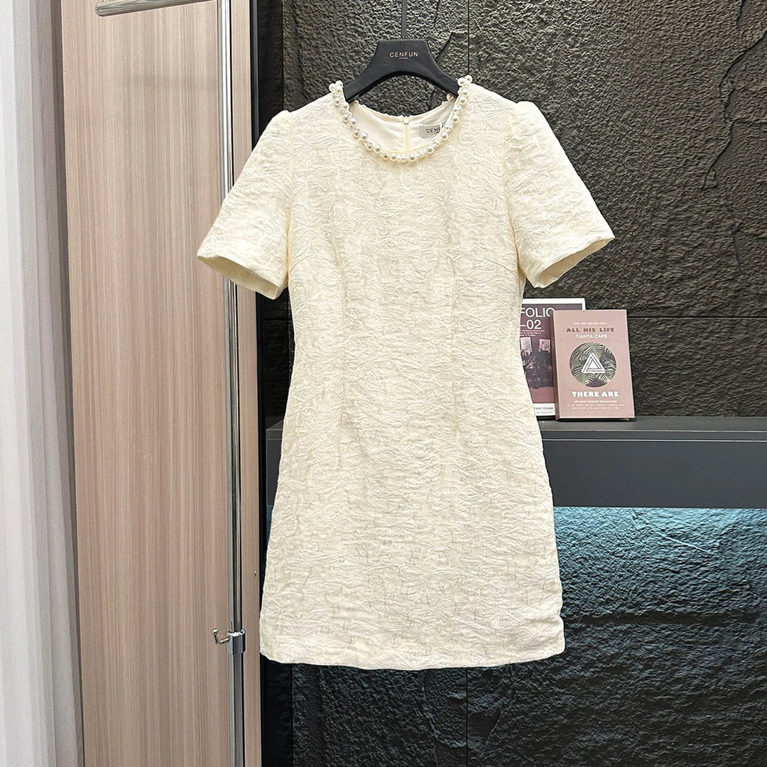 【CENFUN】140* 女装连衣裙女装连衣裙气质白色时尚女士夏季E021155