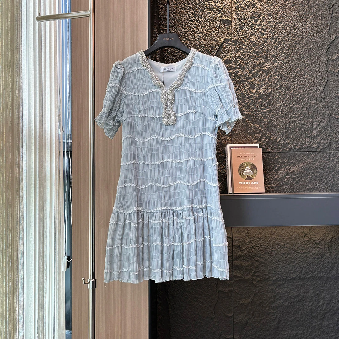 【CENFUN】122*BZ女装连衣裙蕾丝气质轻奢时尚百搭女士E02187