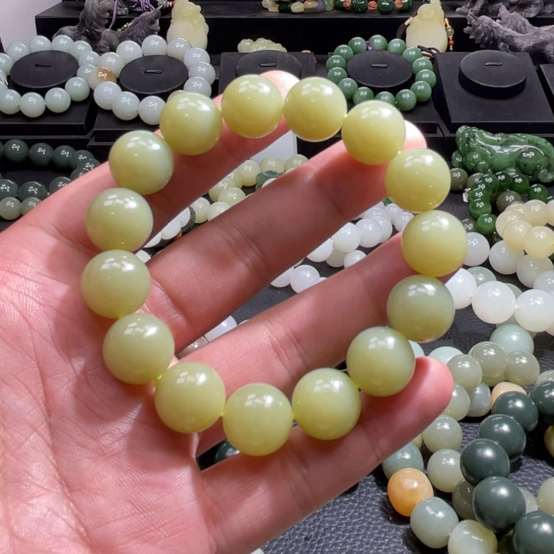 和田玉手串未镶嵌