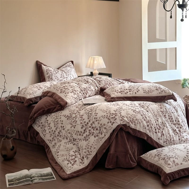 POCKET PIG/布袋猪  芷影 肉肉绒慕丝绒高克重冬季保暖四件套-3