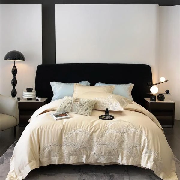 POCKET PIG/布袋猪 DK设计【时尚芭莎】长绒棉纯棉刺绣四件套