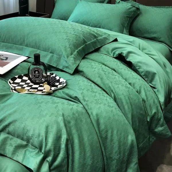 POCKET PIG/布袋猪DK设计 布鲁克 全棉纯棉贡缎提花四件套