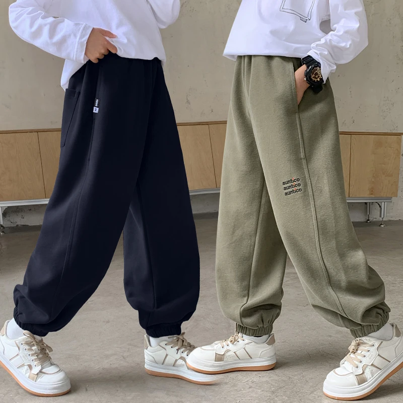 男童运动裤子儿童卫裤春秋季2025新款男孩宽松休闲裤大童秋装长裤