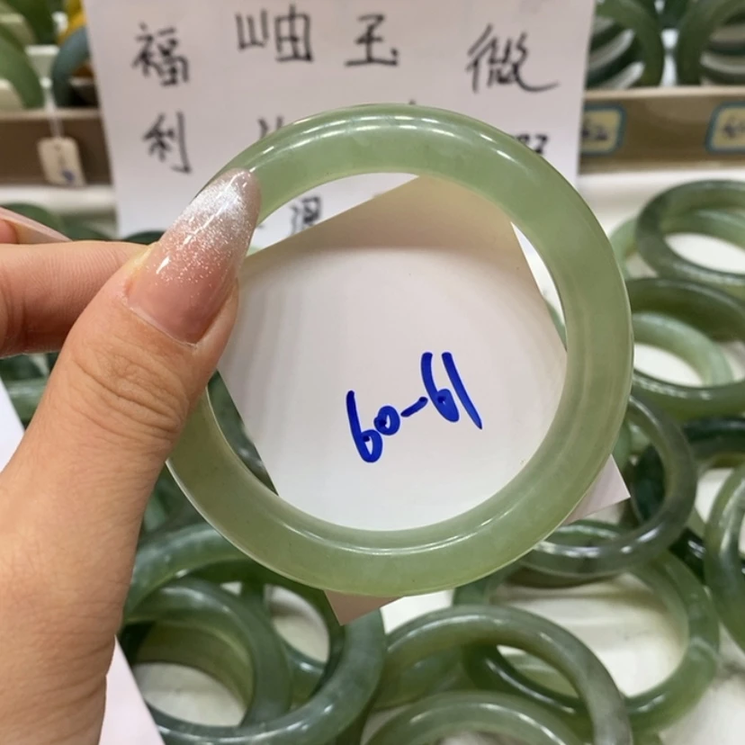 【闪购商品】蛇纹石玉手镯未镶嵌80
