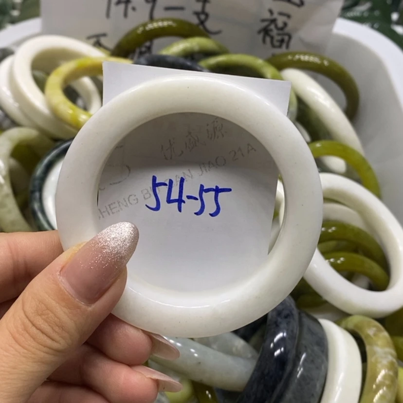 【闪购商品】蛇纹石玉手镯未镶嵌29