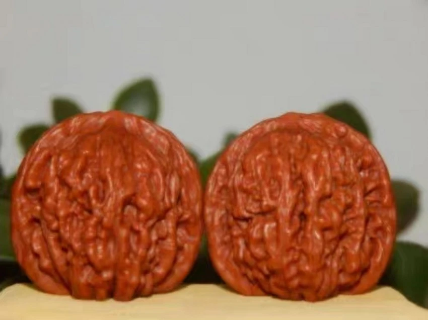 文玩核桃机器干刷打底四座楼苹果园野生小众狮子头