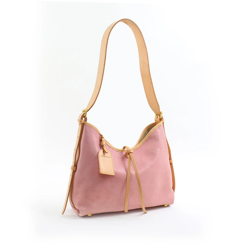 【527·粉驴】新品简约百搭时尚单肩轻便ins休闲女包1623-樱花粉