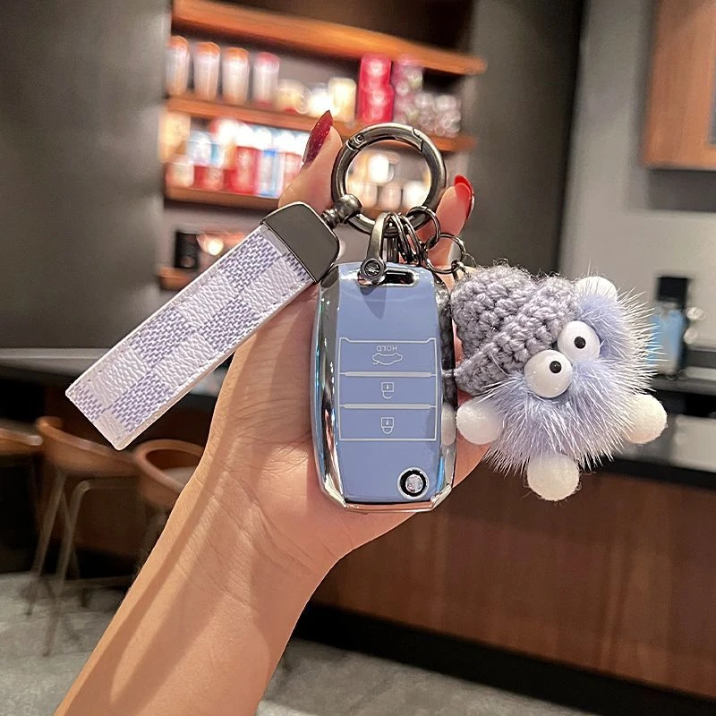 KIAk3钥匙套汽车智跑k5扣k2壳kx5傲跑kx3包kxcross奕跑卡通男女