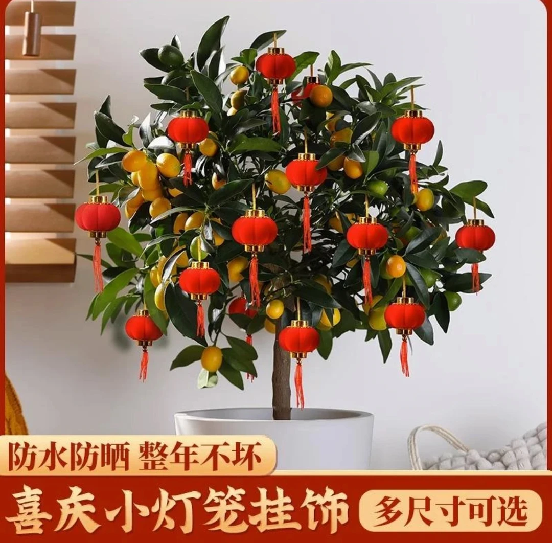 2024龙年小灯笼挂饰新款喜庆红色挂件装饰