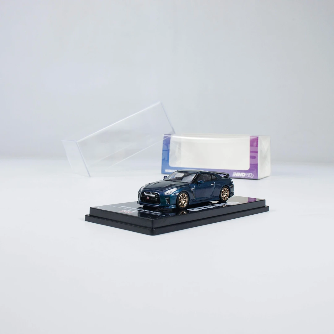 【现货】INNO 1:64 日产 GT-R R35 T-SPEC 午夜紫色 合金车模型
