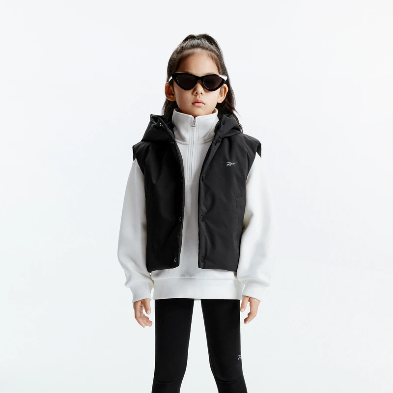 【Reebok联名】littlemoco童装男女童防泼水无袖马甲棉服#KBD3QJK00