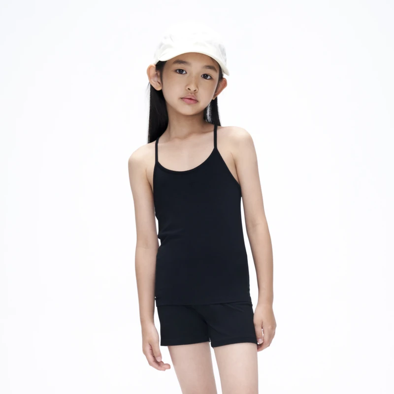 littlemoco童装23夏装新款女童莫代尔抑菌吊带背心#KBC2VET013