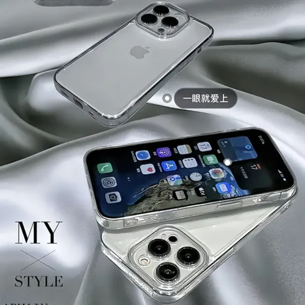 高颜值iPhone11/12/13ProMax全包苹果14透明手机壳XS/XR防摔8软套