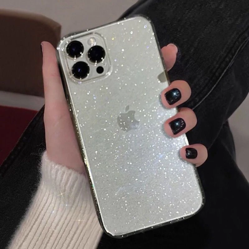 抖音仙女闪粉iPhone15promax手机壳苹果11/12透明xrxs网红软14p