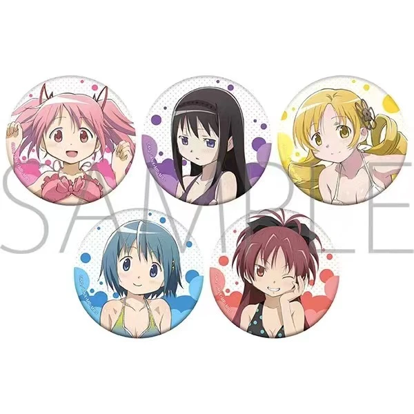 M【现货】魔法少女小圆泳装礼服吧唧色卡