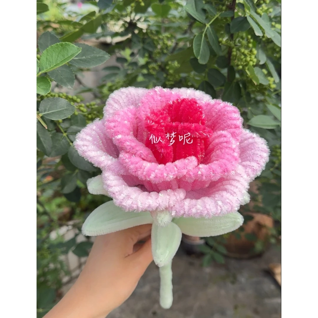 多巴胺扭扭棒玫瑰中号材料包DIY手工母亲节520仙女生日礼物