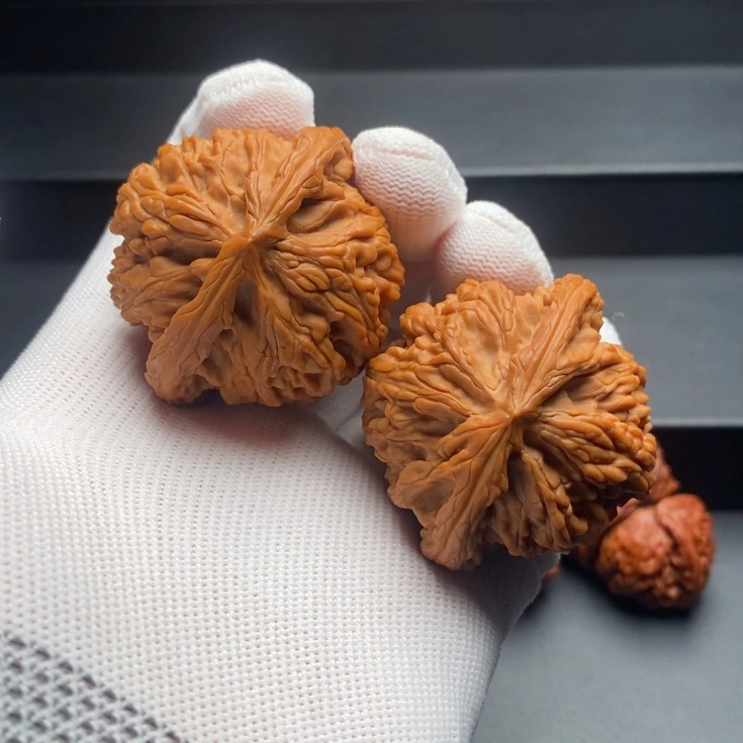 文玩核桃吊坠48.5尺玉华宫粗筋王