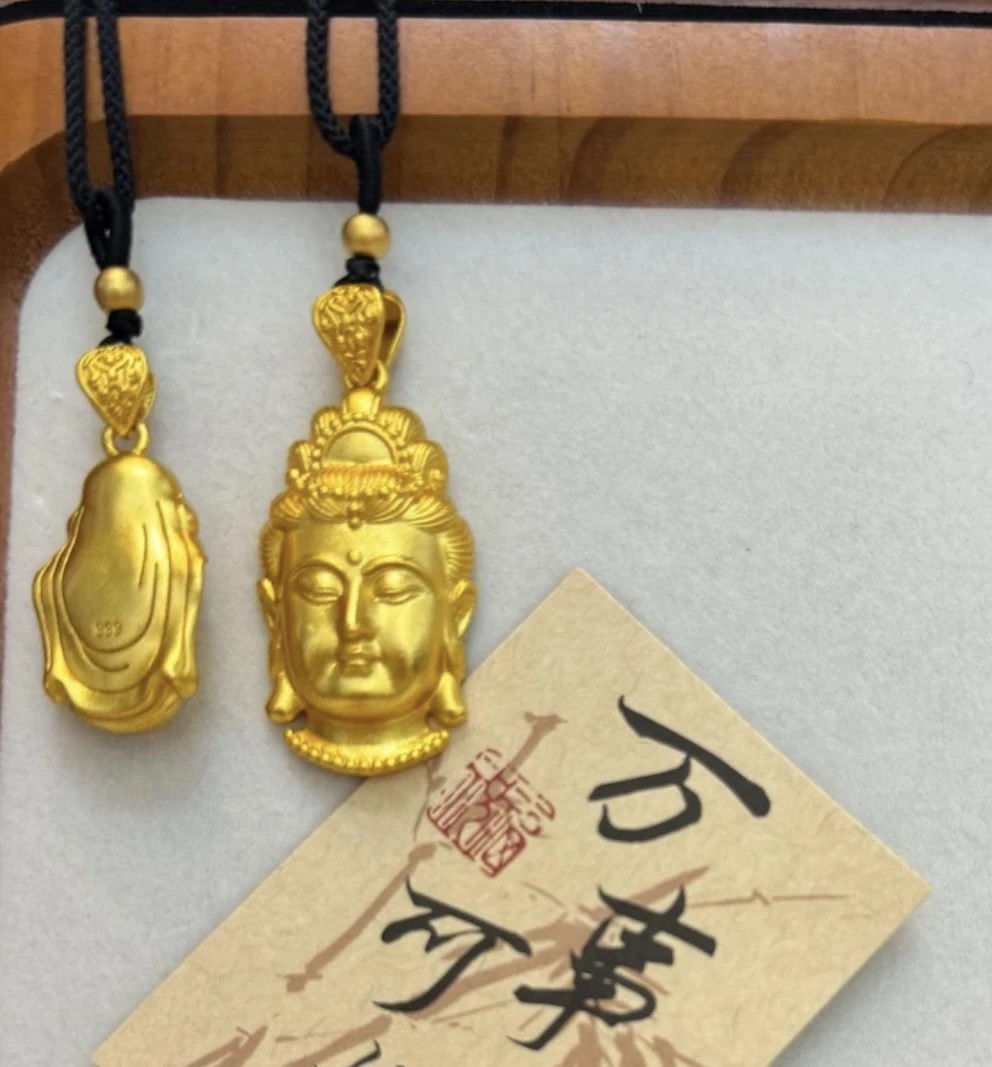 铜合金吊坠 铜合金吊坠 铜合金实心观音吊坠不掉色