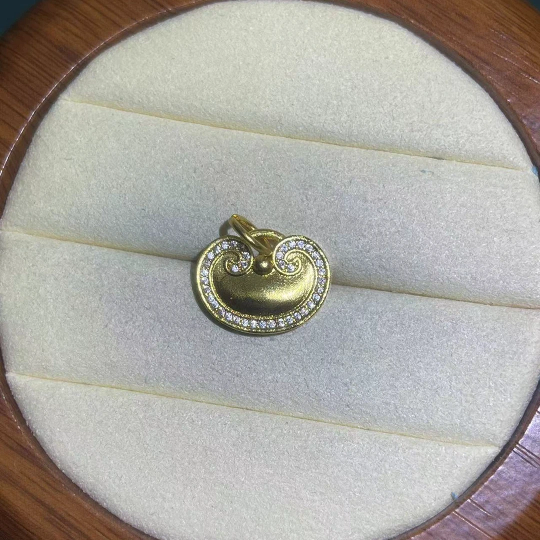 黄色如意吊坠多样性发货a1108