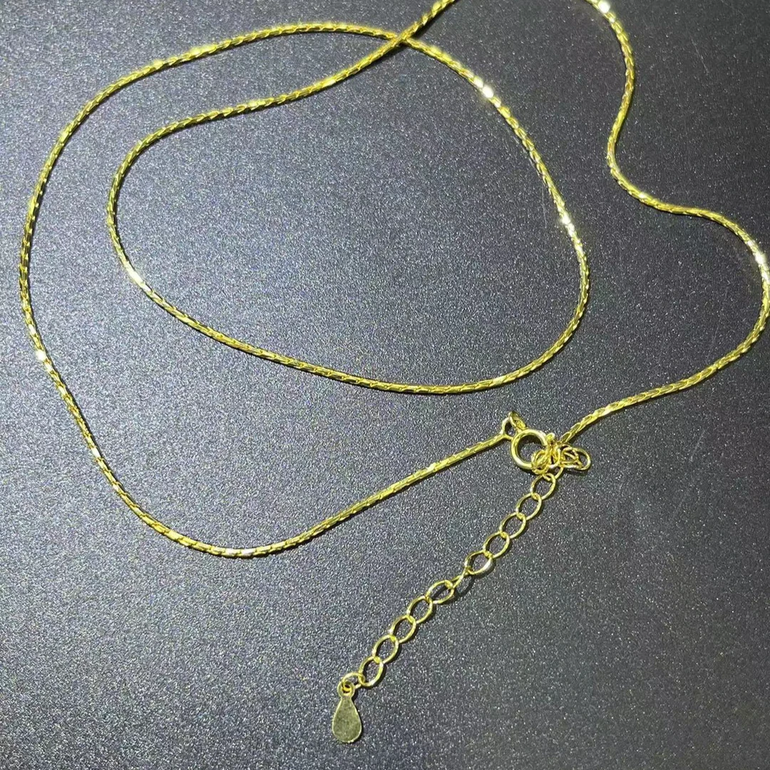 黄色八角蛇骨项链多样性发货a345