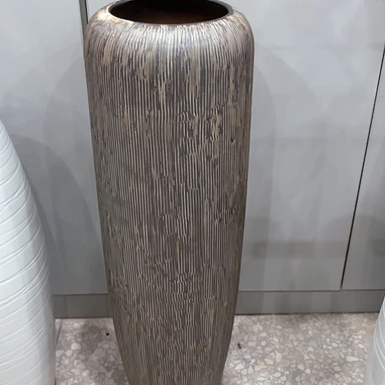 瓶陌*口裂景德镇陶瓷花瓶高60口12.5