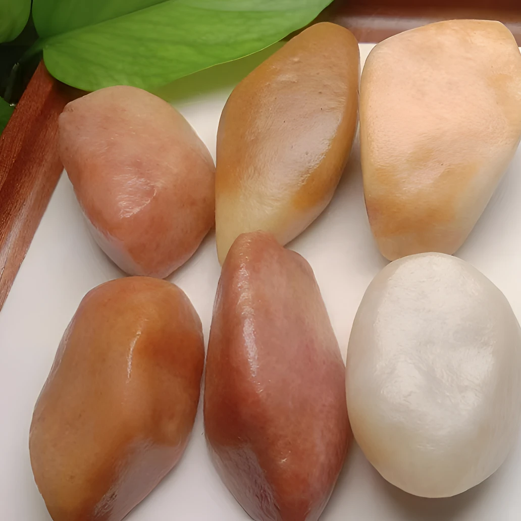 新疆戈壁三彩盆景石 黄蜡石 三彩石  泥石【一物一拍，多样性发货】