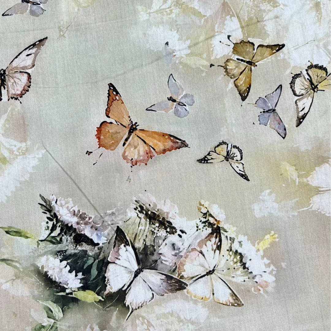 复古国风蝴蝶-高品质精品棉绸---不支持七天无理由退换货