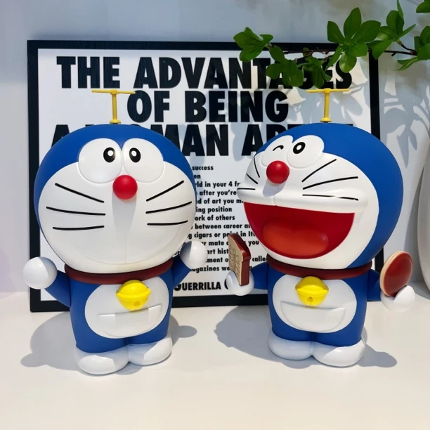 手办 蓝胖子机器猫 叮当猫 竹蜻蜓可爱公仔玩具生日礼物