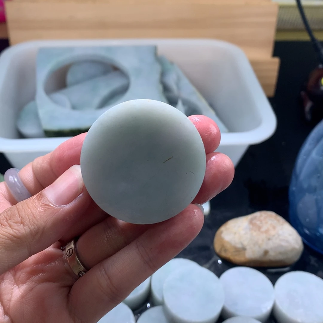 翡翠颈饰未镶嵌无*料子