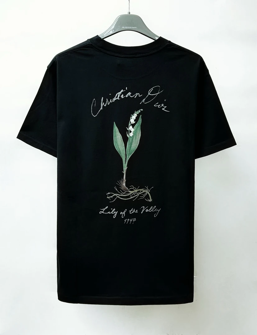 全新未使用 DIOR/迪奥 24秋冬 枝叶字母印花 logo 493J696A0817