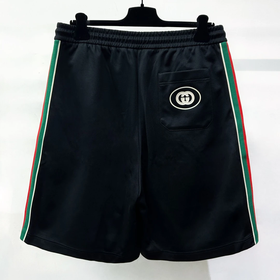 全新未使用 GUCCI/古驰 24春夏侧边红绿条 后双GLogo运动裤699599