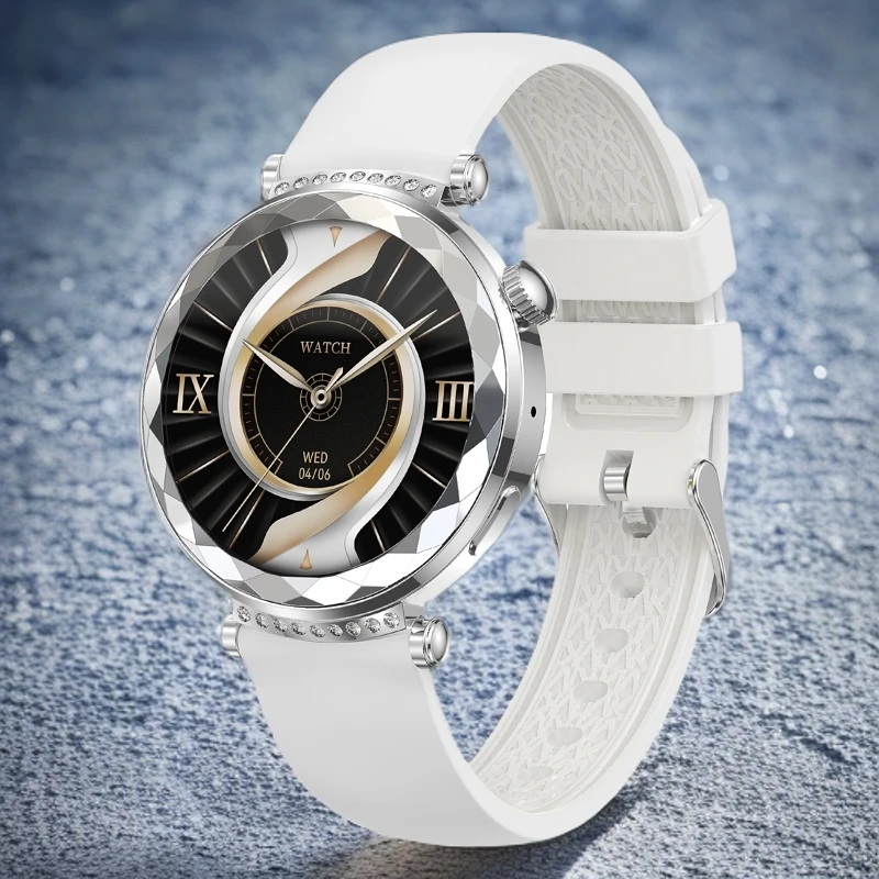 2025新女款多功能蓝牙通话手表消息提醒闹钟运动手环心率离线支付