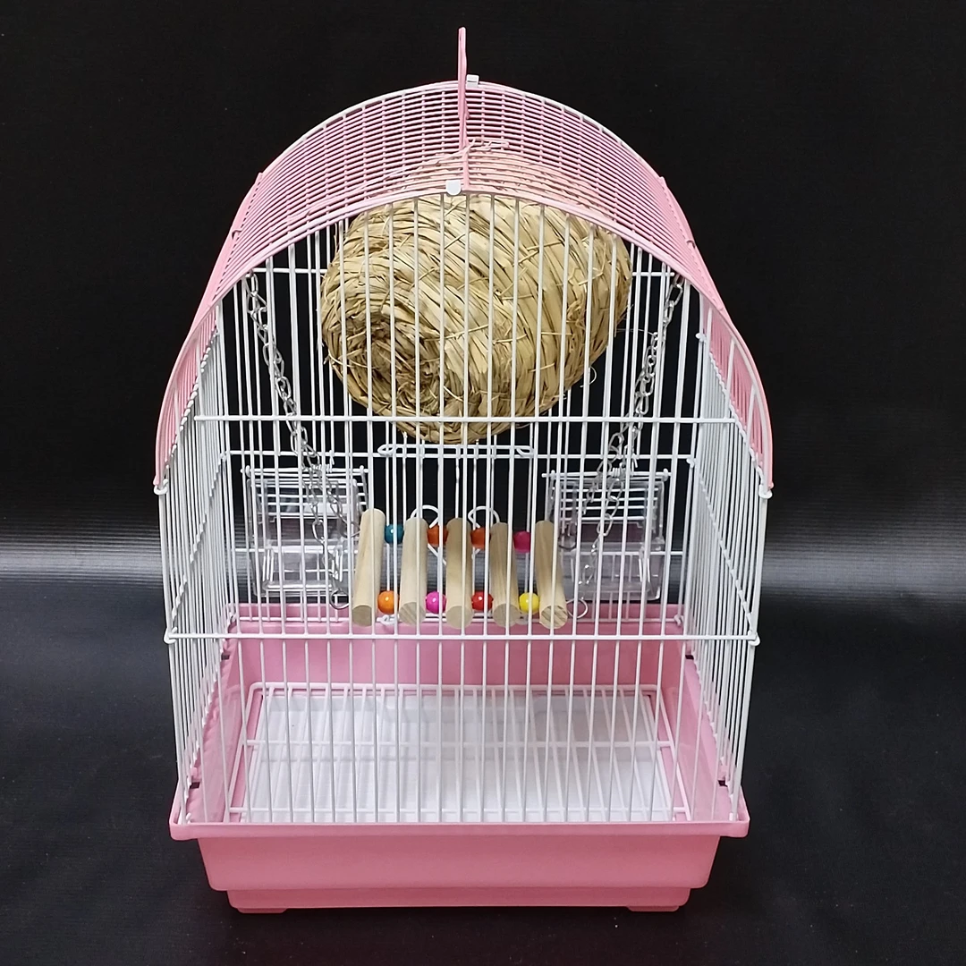 手工不锈钢观鸟笼