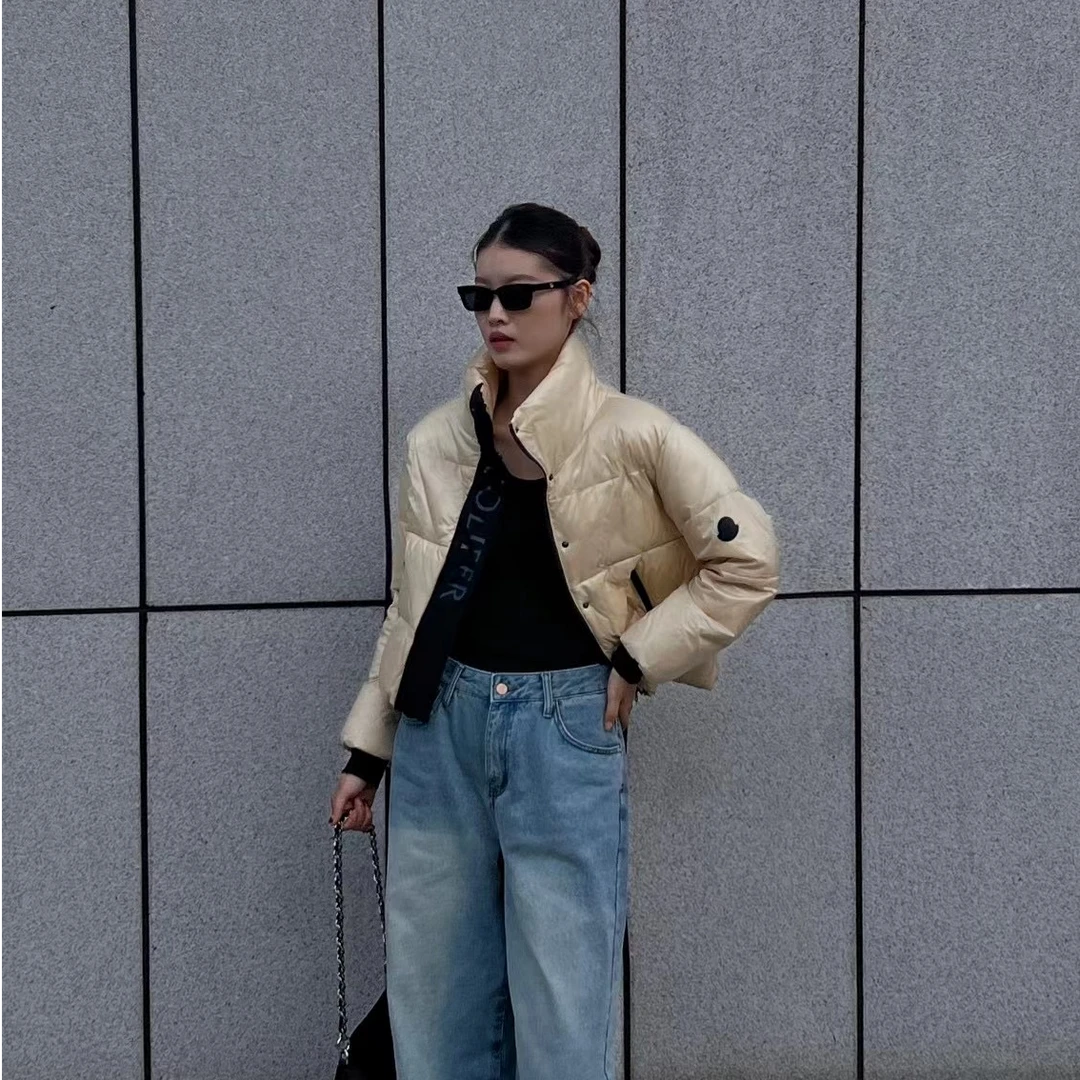 【福利款~】时尚简约百搭休闲肯豆系列短款羽绒外套