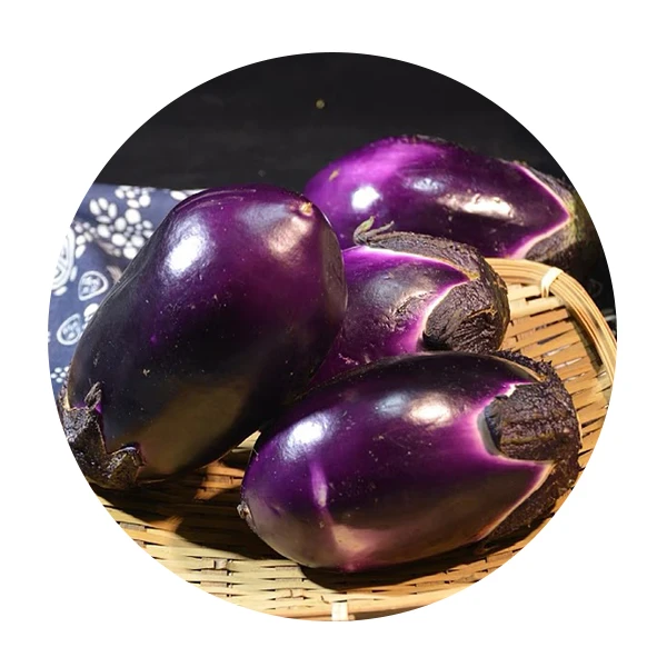 农家紫圆茄 约350g