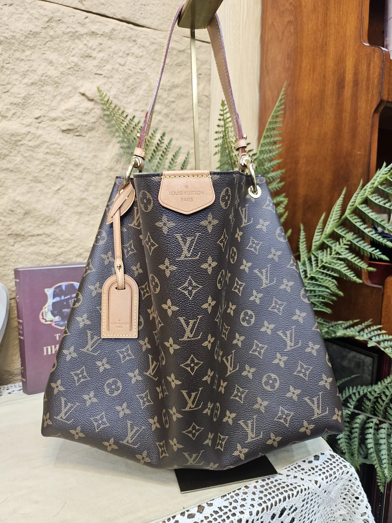 95新 LouisVuitton/路易威登 LV老花GF单肩包 中号 972501