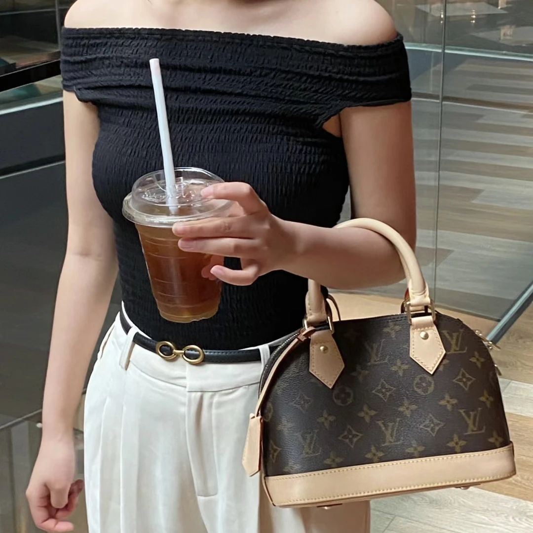 95新 LouisVuitton/路易威登 LV 贝壳bb单肩包xj-521