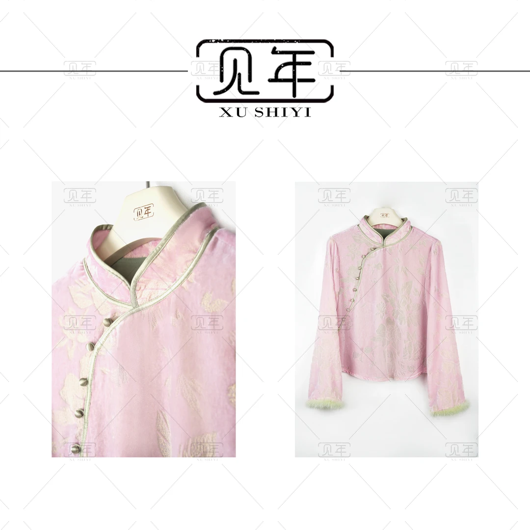 见年【晴雯】新中式国风斜襟盘扣减龄温柔上衣衬衫F8322