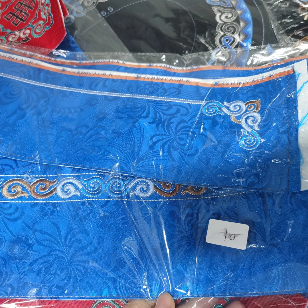 直袖口一套 真丝面料 尺