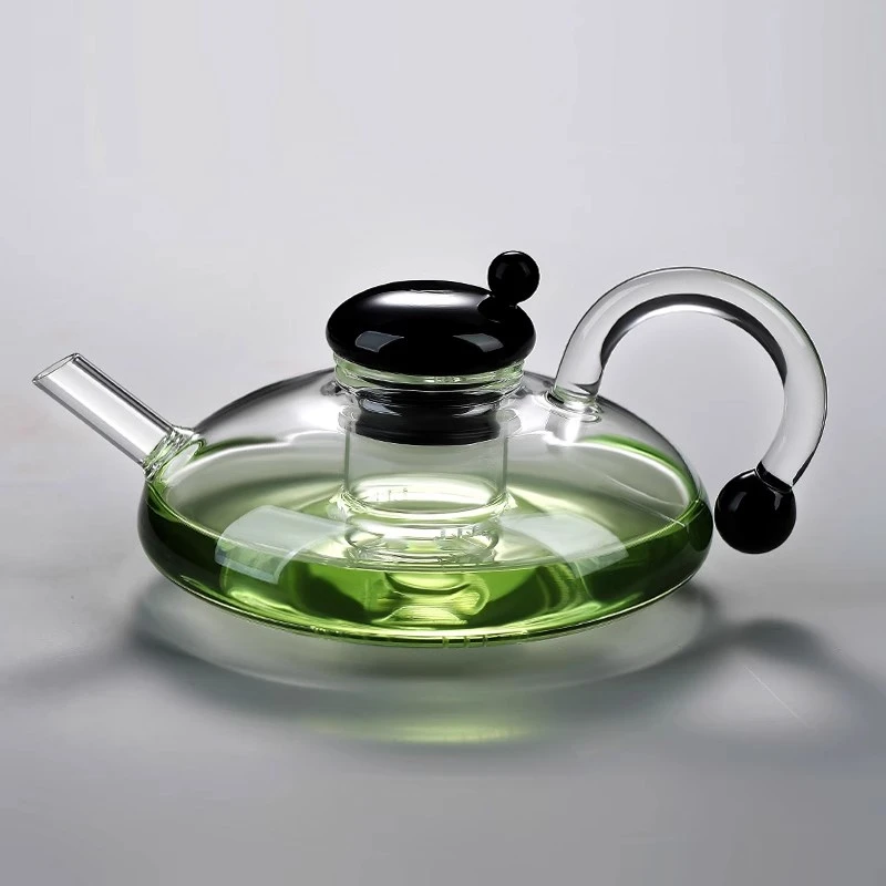 中式茶壶泡茶家用玻璃茶壶耐热焖煮过滤茶水分离2023新款茶具日式