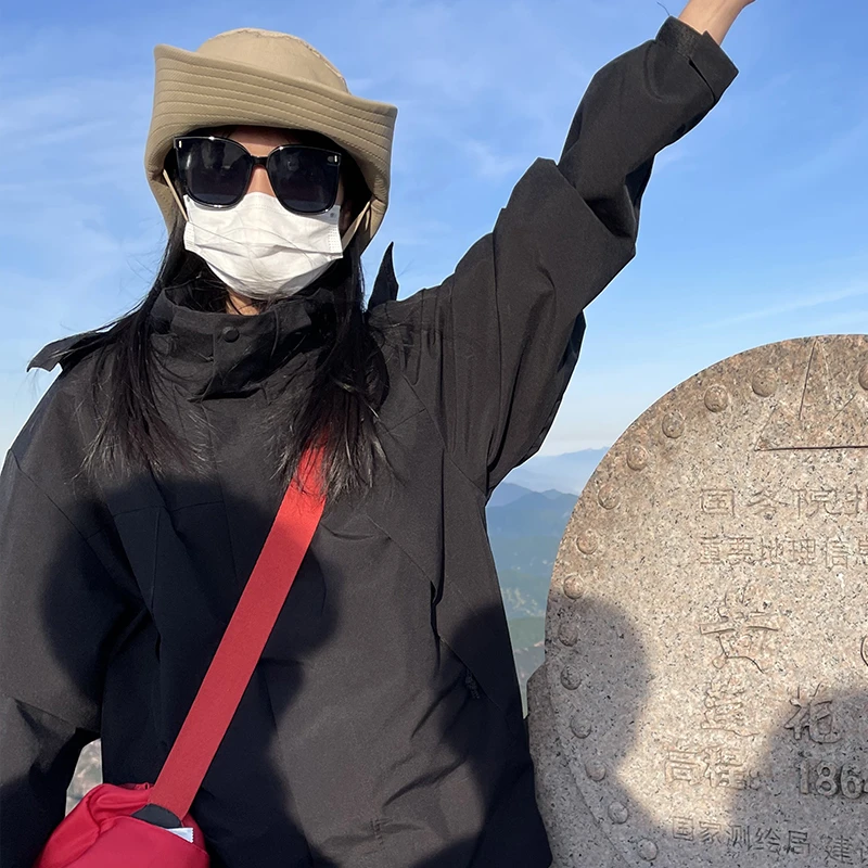 冲锋衣外套女三合一可拆卸2023新款防风防水透气户外旅游登山风衣